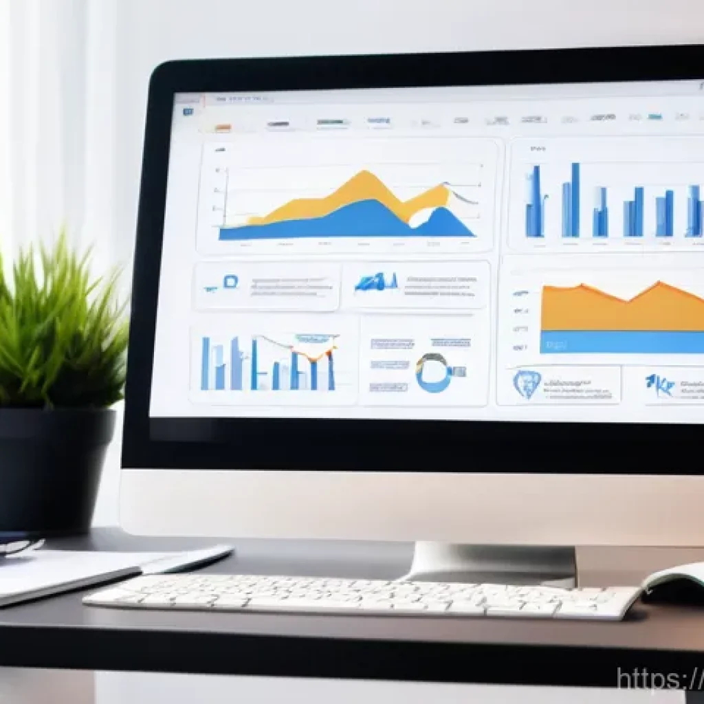 온라인 마케팅 용어집 - **Prompt 1: Strategic SEO and Content Creation**
"A bright, naturally lit office space with a fo...