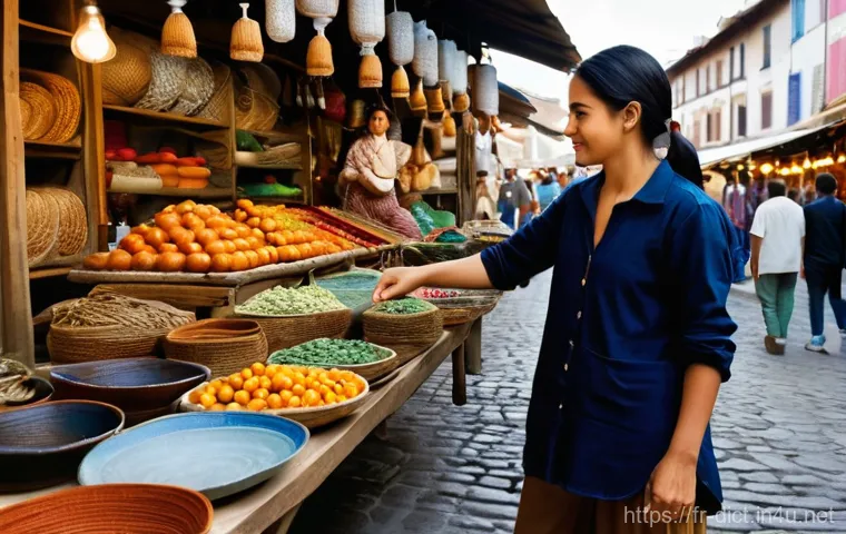 문화적 차이 용어 - **Prompt:** A vibrant scene depicting a diverse group of young adults (ages 18-25) from various cult...