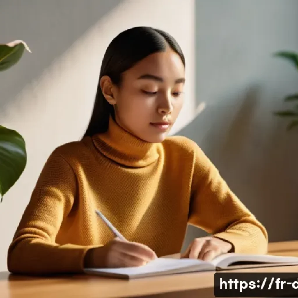 웹용 사전 개발 - **Prompt 1: "A young woman, approximately 20-25 years old, with diverse ethnicity, comfortably dress...