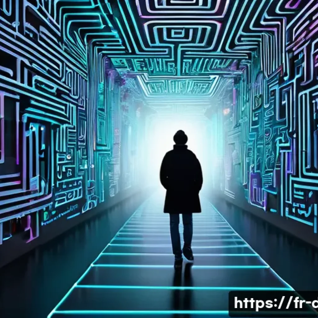 용어집 프로젝트 - **Prompt:** A young adult, gender-neutral and diverse, with an expression of focused determination, ...