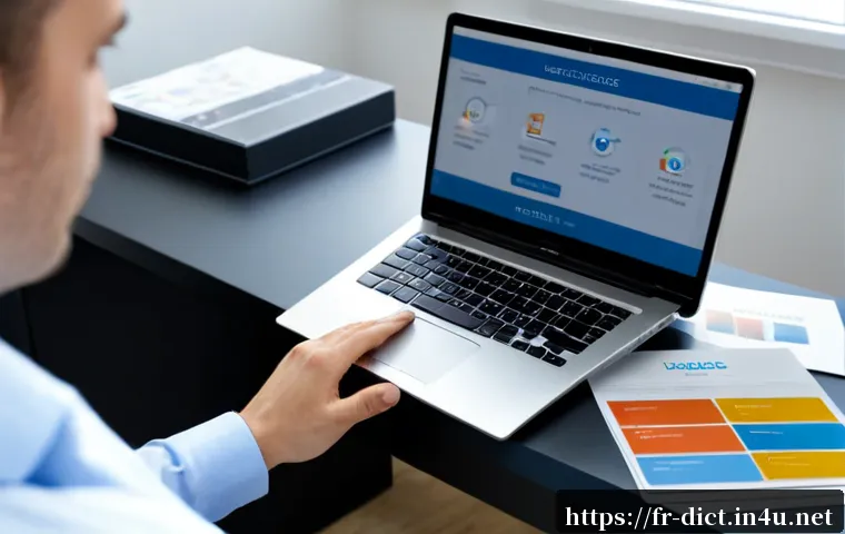 Home 17 기술 용어집 - Photorealistic French technology professional at a clean Paris office desk, thoughtfully organizing ...
